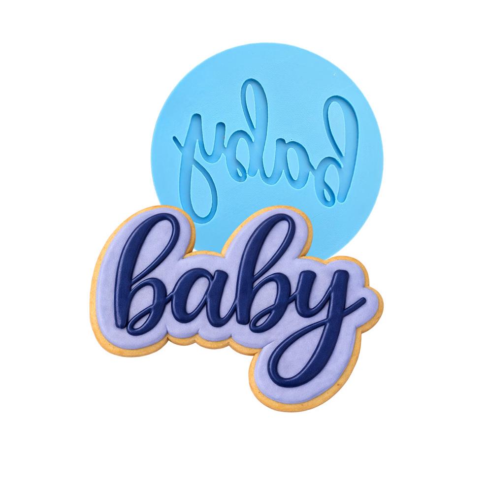 Baby Script 2 Cookie Cutter | Stamp | Stencil - SHARP EDGES - FAST ...