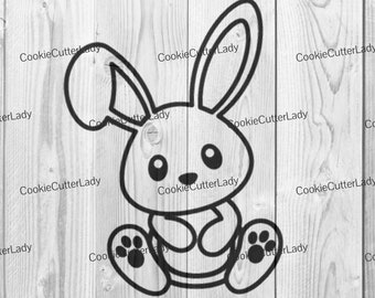 Bunny Rabbit Stencil Mylar Bunnies Rabbits Easter Stencils