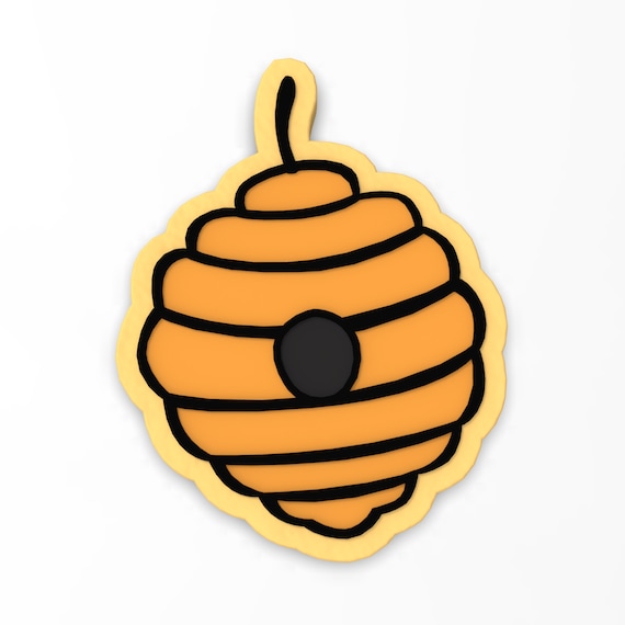 Beehive Cookie Cutter | Stamp | Stencil - SHARP EDGES - FAST Shipping - Choose Your Own Size!