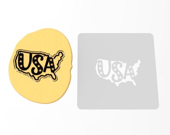 USA Stencil - FAST Shipping - Choose Your Own Size! #1