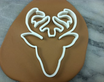 Deer Antlers Cookie Cutter - SHARP EDGES - FAST Shipping - Choose Your Own Size!