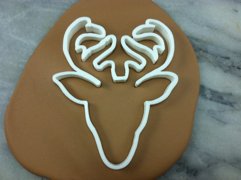 Deer Antlers Cookie Cutter - SHARP EDGES - FAST Shipping - Choose Your Own Size! 