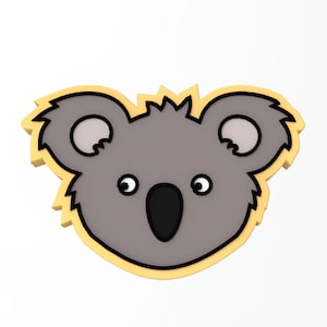 Koala Cookie Cutter | Stamp | Stencil - SHARP EDGES - FAST Shipping - Choose Your Own Size! #1