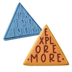Explore More Cookie Cutter | Stamp | Stencil - SHARP EDGES - FAST Shipping - Choose Your Own Size!
