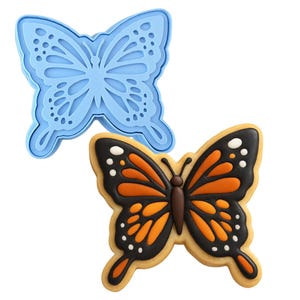 Monarch Butterfly Cookie Cutter | Stamp | Stencil - SHARP EDGES - FAST Shipping - Choose Your Own Size!