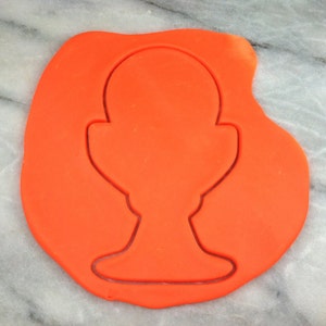 Chalice & Host Outline Cookie Cutter - SHARP EDGES - FAST Shipping - Choose Your Own Size!