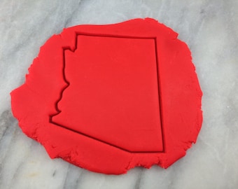 Arizona Cookie Cutter Outline - SHARP EDGES - FAST Shipping - Choose Your Own Size!