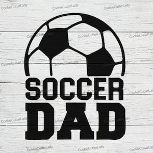 Soccer Dad Stencil | REUSABLE, DURABLE, WASHABLE Craft Stencil | Use for Signs, Walls, Canvas & More!