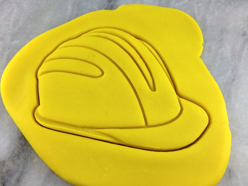 Construction Hard Hat Cookie Cutter Detailed SHARP EDGES Etsy