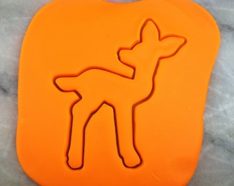 Fawn Cookie Cutter - SHARP EDGES - FAST Shipping - Choose Your Own Size!