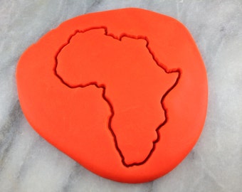 Afrika-Ausstechform #1 - SCHARFE KANTEN - SCHNELLER Versand - Wählen Sie Ihre eigene Größe!