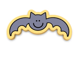 Halloween Bat Cookie Cutter | Stamp | Stencil - SHARP EDGES - FAST Shipping - Choose Your Own Size! #3