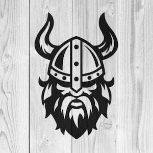 Viking Warrior Mascot Stencil | REUSABLE, DURABLE, WASHABLE Craft Stencil | Use for Signs, Walls, Canvas & More!