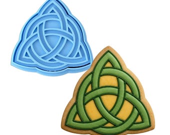 Celtic Trinity Knot Cookie Cutter | Stamp | Stencil | Debosser - SHARP EDGES - FAST Shipping - Choose Your Own Size!