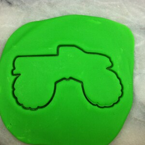 Monster Truck Cookie Cutter - SHARP EDGES - FAST Shipping - Choose Your Own Size!
