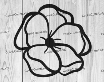 Pansi Flower Stencil | REUSABLE, DURABLE, WASHABLE Craft Stencil | Use for Signs, Walls, Canvas & More!