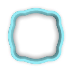 Plaque Cookie Cutter #44 - SHARP EDGES - FAST Shipping - Choose Your Own Size!