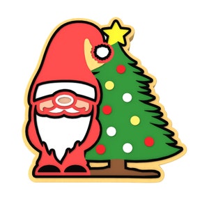 Weihnachts-Wichtel-Ausstechform | Stempel | Schablone - SCHARFE KANTEN - SCHNELLER Versand - Wählen Sie Ihre eigene Größe! #1
