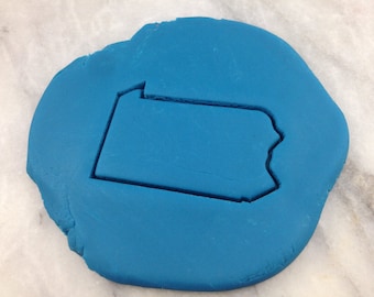 Pennsylvania Cookie Cutter Outline - SHARP EDGES - FAST Shipping - Choose Your Own Size!