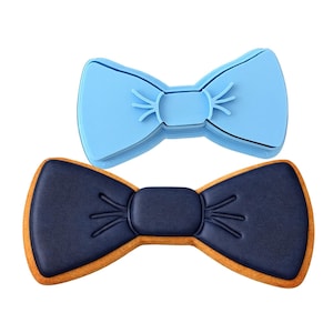 Bow Tie Cookie Cutter Detailed #1 - SHARP EDGES - FAST Shipping - Choose Your Own Size!