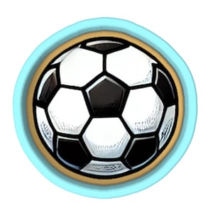Soccer Ball Cookie Cutter | Stamp | Stencil - SHARP EDGES - FAST Shipping - Choose Your Own Size! #1