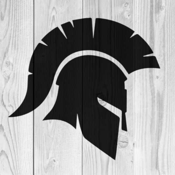 Spartan Trojan Warrior Mascot are Better Stencil | REUSABLE, DURABLE, WASHABLE Craft Stencil | Use for Signs, Walls, Canvas & More!