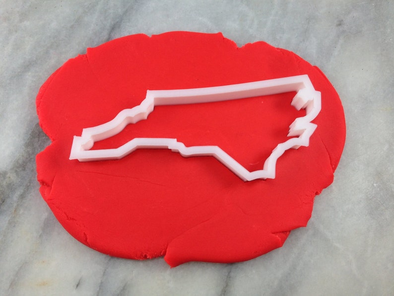 North Carolina Cookie Cutter Outline SHARP EDGES FAST Etsy