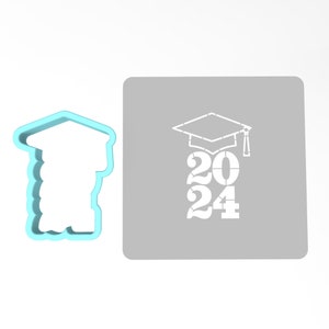 2024 Graduation Cookie Cutter | Stamp | Stencil - SHARP EDGES - FAST ...