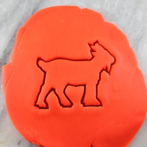 Ziege Cookie Cutter Outline # 1 - SCHARFE KANTEN - SCHNELLER Versand - Wählen Sie Ihre eigene Größe!