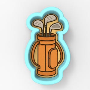 Torba na kije golfowe, 3 foremki do ciastek | Stempel | Szablon - OSTRE KRAWĘDZIE - SZYBKA wysyłka - Wybierz swój rozmiar! #1