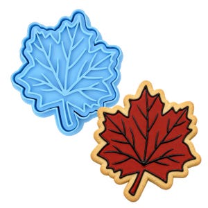 Maple Leaf Cookie Cutter | Stamp | Stencil - SHARP EDGES - FAST Shipping - Choose Your Own Size! #2