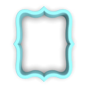 Plaque Cookie Cutter #78 - SHARP EDGES - FAST Shipping - Choose Your Own Size!