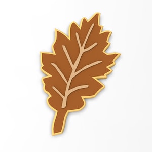 Oak Tree Leaf Cookie Cutter | Stamp | Stencil - SHARP EDGES - FAST Shipping - Choose Your Own Size! #1