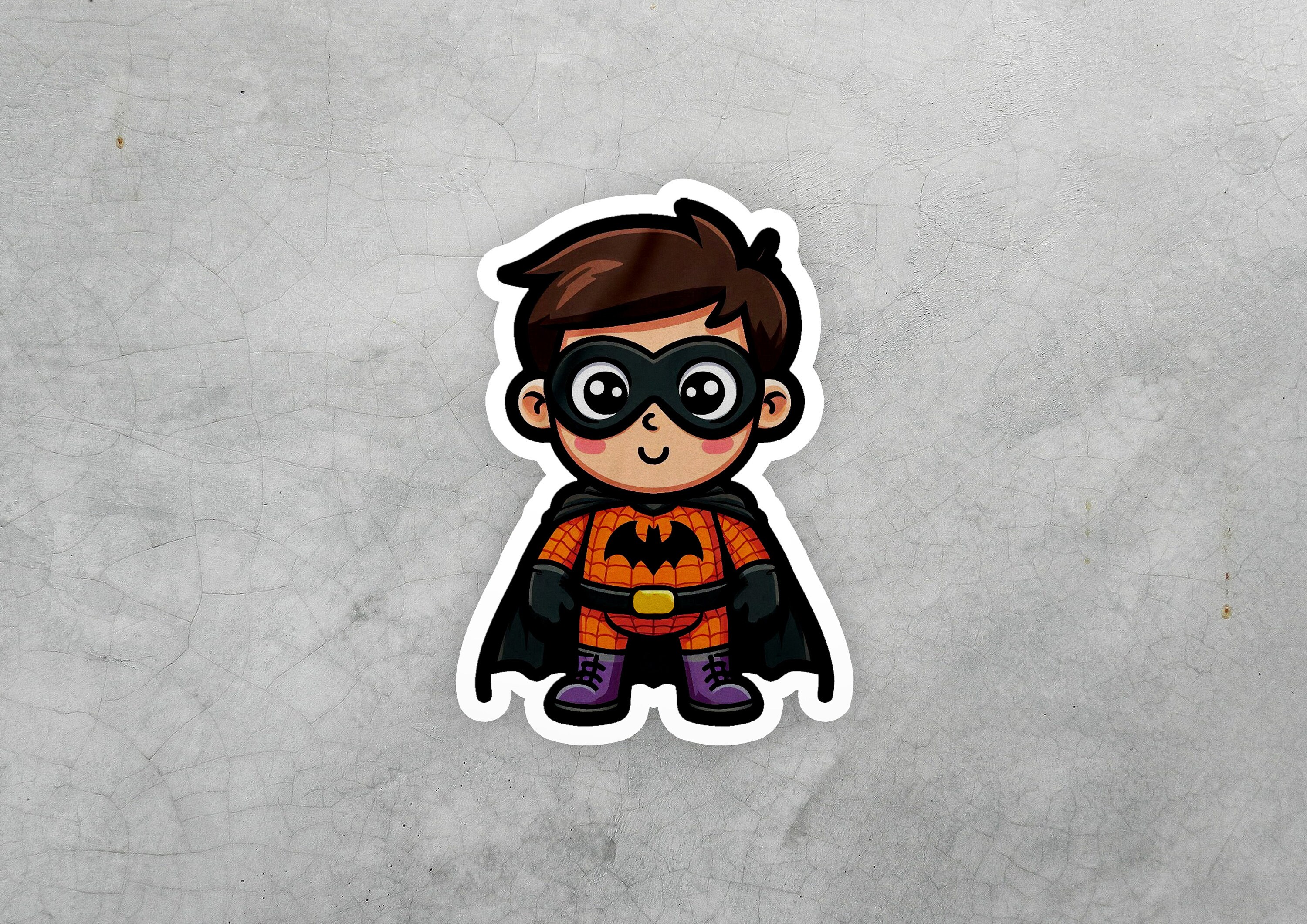 Bat Boy Sticker Super Hero Bat Boy Costume Vinyl Sticker | Waterproof & Durable ...