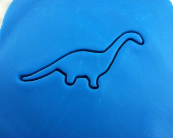 Dinosaur Brontosaurus Cookie Cutter - SHARP EDGES - FAST Shipping - Choose Your Own Size!