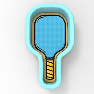 Pickleball Paddle 2 Cookie Cutter | Stamp | Stencil - SHARP EDGES - FAST Shipping - Choose Your Own Size! #1