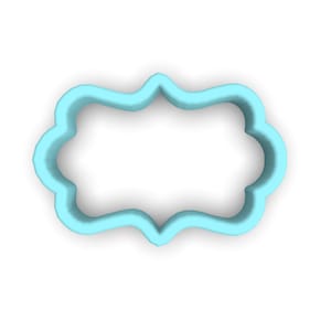 Plaque #3 Cookie Cutter - SHARP EDGES - FAST Shipping - Choose Your Own Size!