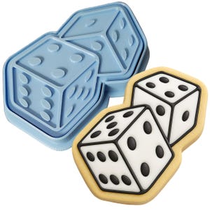 Würfel Roll Cookie Cutter | Stempel | Schablone #1 - SCHARFE KANTEN - SCHNELLER Versand - Wählen Sie Ihre eigene Größe!