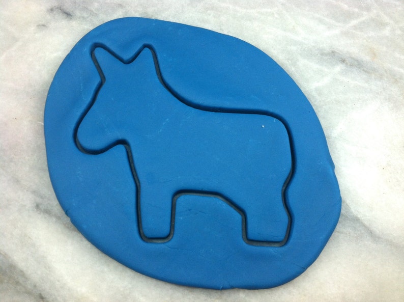 Democratic Donkey Cookie Cutter SHARP EDGES FAST Shipping Etsy