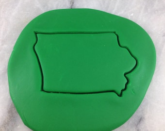Iowa Cookie Cutter Outline - SCHARFE KANTEN - SCHNELLER Versand - Wählen Sie Ihre eigene Größe!
