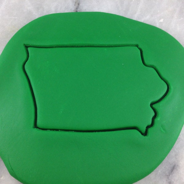 Iowa Cookie Cutter Outline - SHARP EDGES - FAST Shipping - Choose Your Own Size!