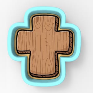 Kreuz Holz 2a Ausstechform Stempel | Schablone - SCHARFE KANTEN - SCHNELLER Versand - Wählen Sie Ihre eigene Größe! #1