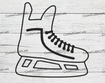 Ice Skate Stencil | REUSABLE, DURABLE, WASHABLE Craft Stencil | Use for Signs, Walls, Canvas & More!