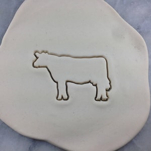 Cow Outline Cookie Cutter #1 - SHARP EDGES - FAST Shipping - Choose Your Own Size!