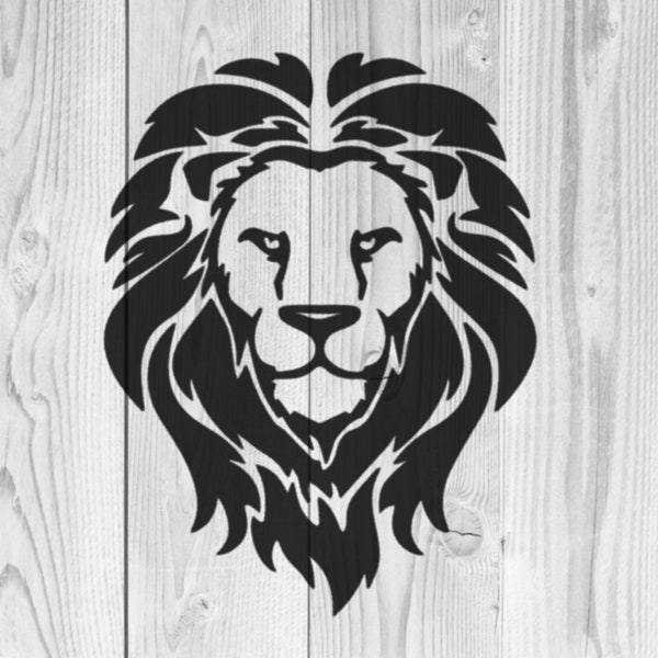 Lion Mascot Stencil | REUSABLE, DURABLE, WASHABLE Craft Stencil | Use for Signs, Walls, Canvas & More! Lions4