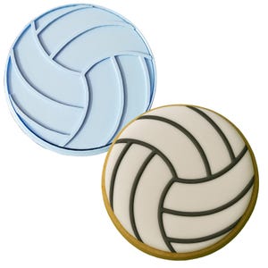 Volleyball Cookie Cutter - SHARP EDGES - FAST Shipping - Choose Your Own Size!