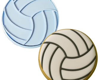 Volleyball Cookie Cutter - SHARP EDGES - FAST Shipping - Choose Your Own Size!