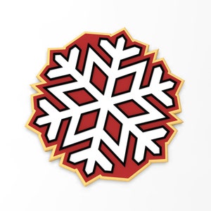 Foremka do ciastek w kształcie płatka śniegu | Stempel | Szablon - OSTRE KRAWĘDZIE - SZYBKA wysyłka - Wybierz własny rozmiar! #3