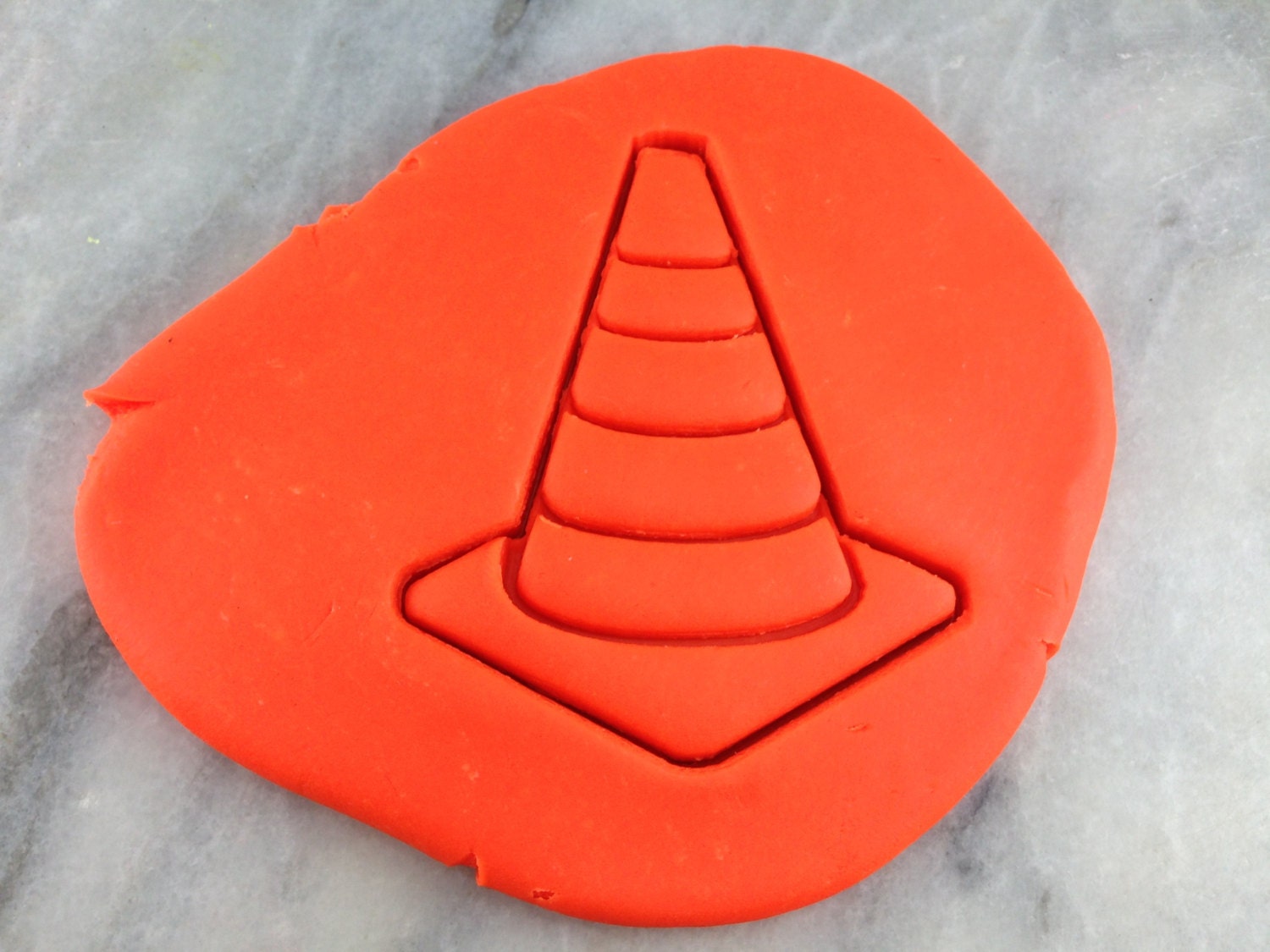 Traffic Cone Cookie Cutter Detailed SHARP EDGES FAST Etsy
