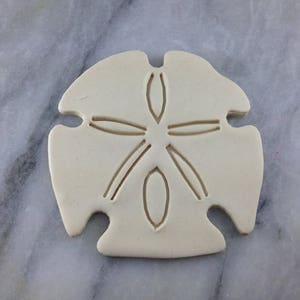 Sand Dollar Cookie Cutter 2-Piece, Stamp & Outline #1 - SHARP EDGES - FAST Shipping - Choose Your Own Size!